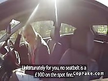 Blonde Fucks Policeman To Avoid Penalty