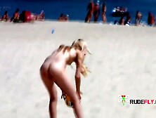Adorable Nudist Teen 18+ Sunbathes Nude