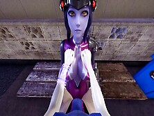 Busty Widowmaker Takes Control In Overwatch From A Tantalizing First-Person Perspective