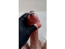 Masturbation With Sperm Plug