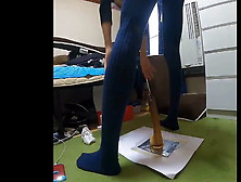 Playing My Ass With Blue Long Socks -5 May 2021-