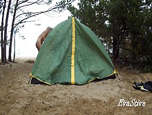 How To Set Up A Tent On The Beach Naked.  Sex Tape Tutorial.