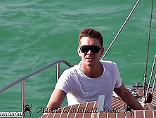 Bitch Gets Fucked On A Yacht In The Open Sea