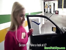 Pickedup Amateur Pussyfucking On A Car