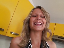 Real Czech Waitress Mounts For Money.  Amatuer Sex Tape