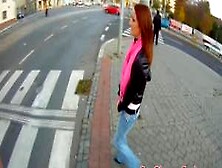 Pickedup European Girl Sucks Cock On Spycam