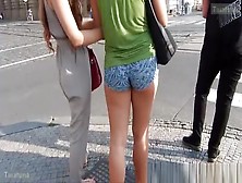 Beautiful Girl In Super Sexy Shorts