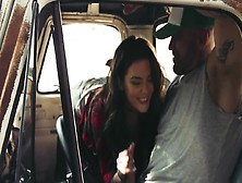 Passionate Kimber Woods Is Drilled By Derrick Pierce In Pickup