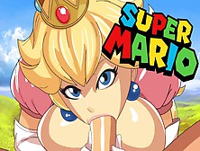 Princess Peach Licks Mario's Wang (Mario Bros)