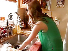 Horny Gf Cadence Lux Bent Over And Fucked In The Kitchen