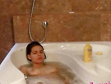 Beautiful Zuzinka In Hot Bathtub