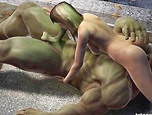 Hulk Smashes A Tight Wet Pussy
