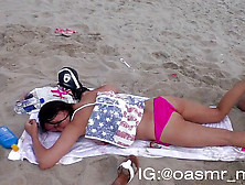 Asmr Bare-Chested Massage On Beach
