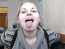 Tongue Tricks,  Deepthroat,  Saliva,  Tonsils/ Sveta
