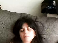 Hungry Wife Eating And Masturbating