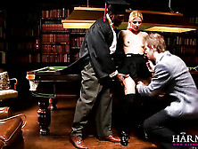 Blonde Baby Girl Is About To Get Spanked And Punished By The Professor And The Decan