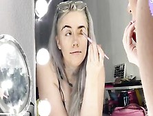 Eastern Freeuse Fucks Amateur Ex-Wife While She Livestreams A Makeup Tutorial