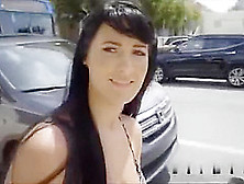 Banging Busty Amateur In Truck Parking Lot