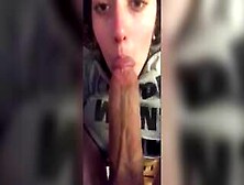 Cheating Girlfriend Making Rough Blowjob Face Fuck With Big Dick