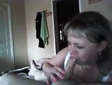 Hot Blonde Mature Gives A Great Pov Blowjob