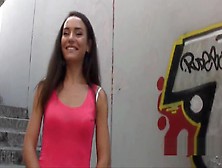 Nataly Rides Stranger Cock For Money In Underpass