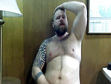 Torrid Furry Bear Gets Off On The Stink Of His Hairy Musty Armpits