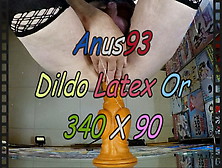 Xxl Dildo Latex Or 340 X 90