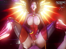 Devil Mercy On Her Back Getting A Big Creampie