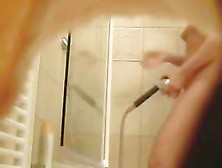 Spying A Young Lady In The Shower