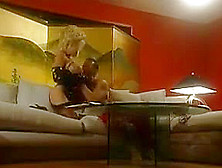 Blonde Babe Wearing Pvc Getting Fucked