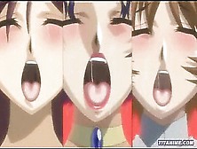 Anime – Hentai Horny School Doll Masturbating Her Wet Peachy Cunt