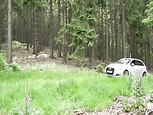 German Amateurs Meet In The Forest To Screw