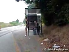 Public Group Sex On Bus Stop