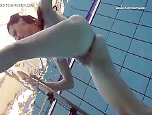 Hungarian Beauty Sima Alluring Underwater Showcase