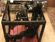 Caged Rubberslave - 4