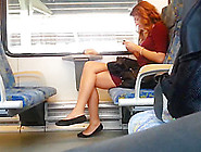 Redhair Woman With Wonderful Legs