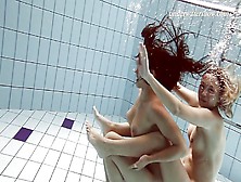 Sexy Iva And Paulinka Hot Softcore Lesbians In The Pool