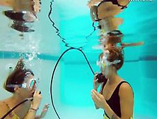 Hottest Lesbian Teen Babes Underwater Filming