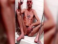 Nonstop Debauchery In The Bathhouse: Older Anonymous Exhibitionist Boys Take Turns Abusing Jeff Champagne's Hairy Manhole!