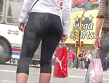 A Big Ass Caught On Cam While The Voyeur Was Working