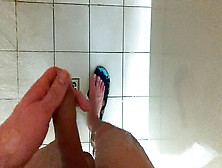(Risky) Warm Boy Jerk In Shower At The Gym /big Dick (23Cm)/huge Load