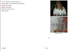 Blonde Girl Has Cybersex With 'elephant Man' On Omegle