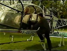 Guy Takes Busty Blonde On A Helicopter Ride