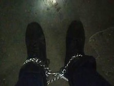Walking With Heels Chained