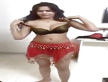 Indian Dancer Showing Off Her Assets For The Camera