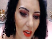 Gorgeous Tranny With Big Cock Jerking Off