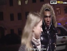 Amazing Buxomy Russian Marika Having A Good Interracial Fucking In Public Place
