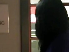 Sexy Black Ebony Shemale Gets Fucked By Vending Machine