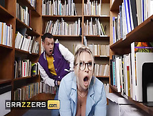 Blake Blossom Gets Rammed At The Library & Gets Caught By Jenna Starr Who Wants To Join For A Threesome - Brazzers