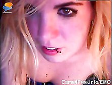 Emo Hot Young Teen Goth Girl With Dildo On Cam!